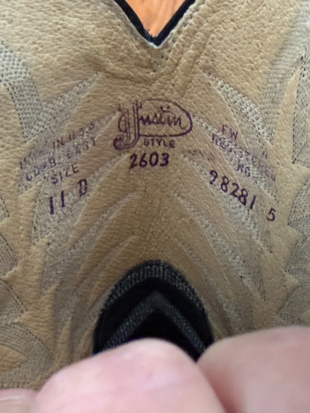 Vintage Justin Men's Dual-Tone Boots